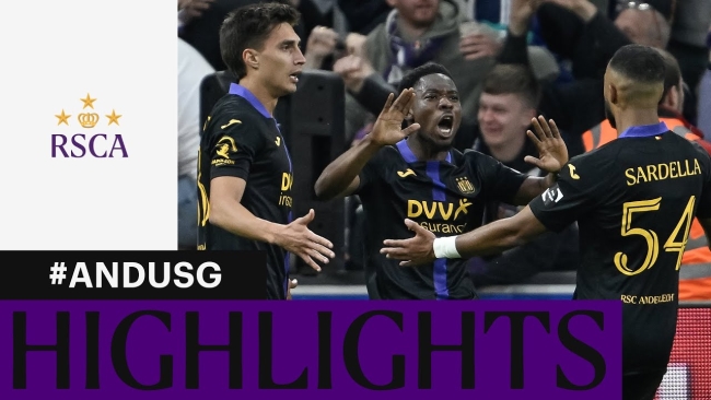 Embedded thumbnail for HIGHLIGHTS: RSC Anderlecht - Union Saint-Gilloise