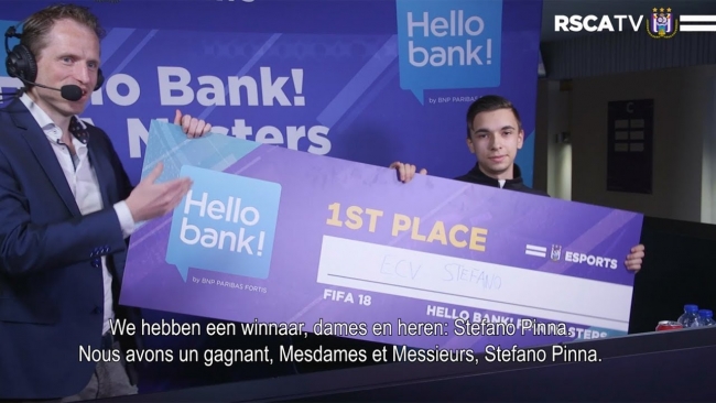 Embedded thumbnail for Stefano Pinna est le Hello bank! FIFA Master 18
