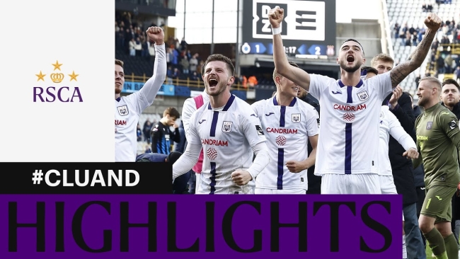Embedded thumbnail for HIGHLIGHTS: Club Brugge - RSC Anderlecht 