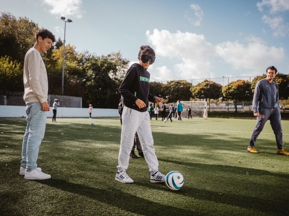 Cécifoot-workshops met jongeren van TADA