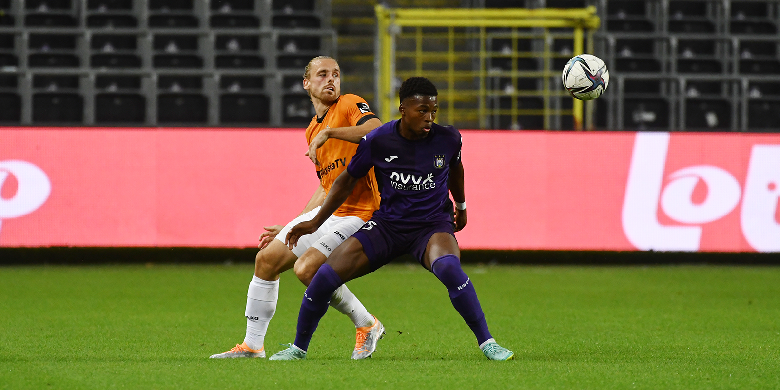 BELGIUM SOCCER CPL D22 KMSK DEINZE VS RSCA FUTURES Lucas Lissens (47) of RSC  Anderlecht pictured