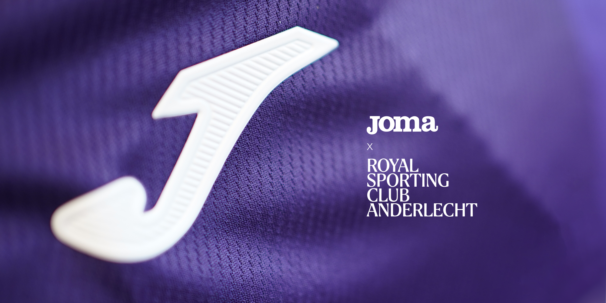 Joma presents the new official jersey collection of the RSC Anderlecht