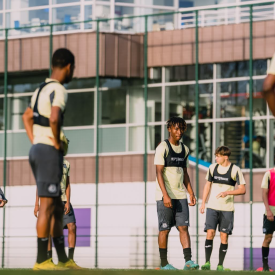 NEERPEDE, BELGIUM - AUGUST 04 : Ethan Butera during the photoshoot of Rsc  Anderlecht Futures on