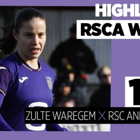 Embedded thumbnail for Highlights: Zulte Waregem 1-4 RSCA Women