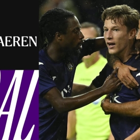 Embedded thumbnail for RSC Anderlecht - KV Kortrijk: Verschaeren 1-0