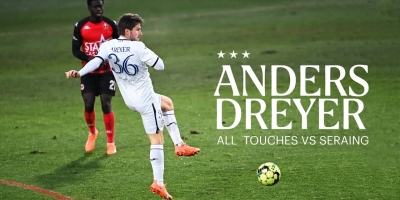 Embedded thumbnail for All touches Anders Dreyer vs Seraing