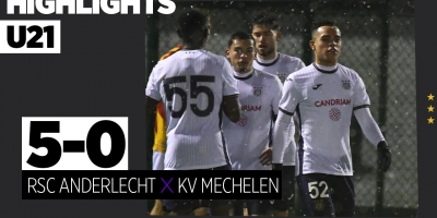 Embedded thumbnail for Highlights U21: RSCA - KV Mechelen