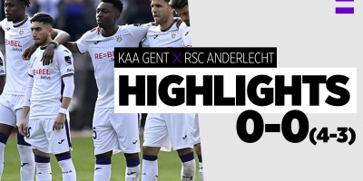 Embedded thumbnail for HIGHLIGHTS: KAA Gent - RSC Anderlecht