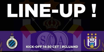 Embedded thumbnail for Club Brugge - RSCA: starting line-up!