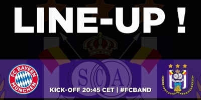 Embedded thumbnail for FC Bayern - RSCA : starting line-up !