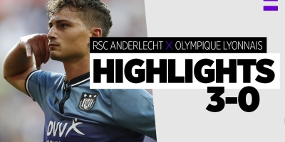 Embedded thumbnail for HIGHLIGHTS: RSC Anderlecht - Olympique Lyonnais | Gala 