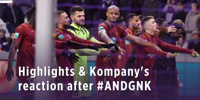 Embedded thumbnail for Highlights &amp; Vincent Kompany&#039;s reaction after #ANDGNK