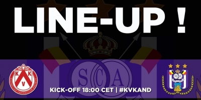 Embedded thumbnail for KV Kortrijk - #RSCA: starting line-up!