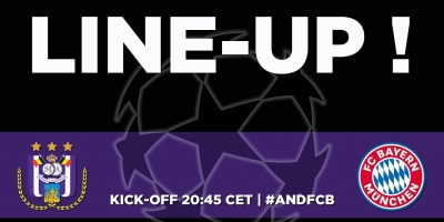 Embedded thumbnail for RSCA - FC Bayern: starting line-up!