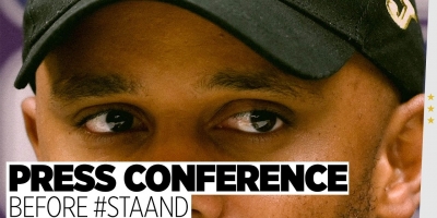 Embedded thumbnail for Vincent Kompany&#039;s press conference before #STAAND
