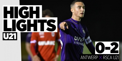 Embedded thumbnail for Highlights U21 : Antwerp 0-2 RSCA