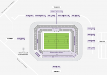 Plan du Stade