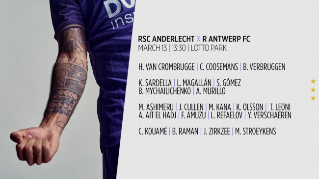 The squad list for #ANDANT. Check out the names here.