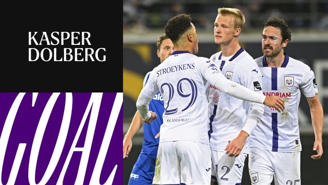 Embedded thumbnail for KAA Gent - RSC Anderlecht: Dolberg 1-1