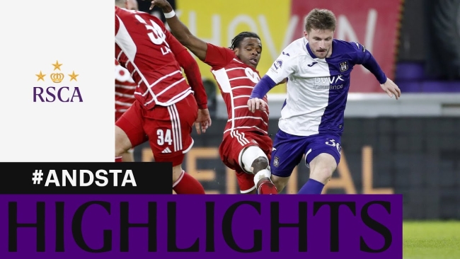 RSC Royal Sporting Club Anderlecht Bruxelles 1-1 Club Brugge Koninklijke  Vereniging KV :: Resumos :: Videos 