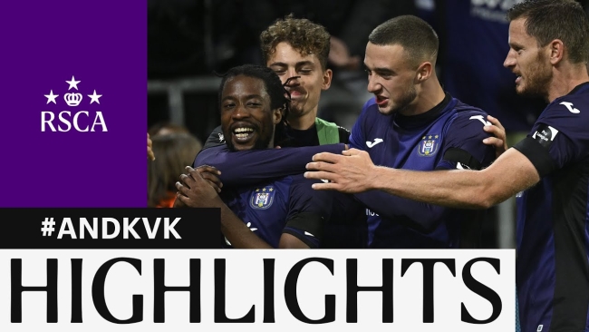 Embedded thumbnail for HIGHLIGHTS: RSC Anderlecht - KV Kortrijk