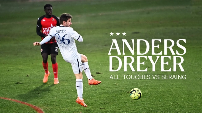 Embedded thumbnail for All touches Anders Dreyer vs Seraing