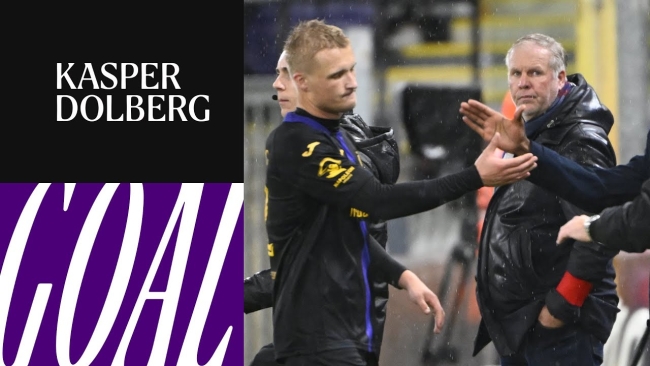 Embedded thumbnail for RSC Anderlecht -  OH Leuven: Dolberg 3-1