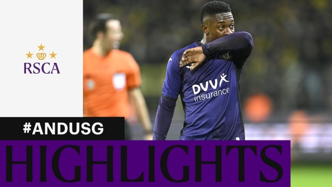 Embedded thumbnail for HIGHLIGHTS: RSC Anderlecht - Union Saint-Gilloise