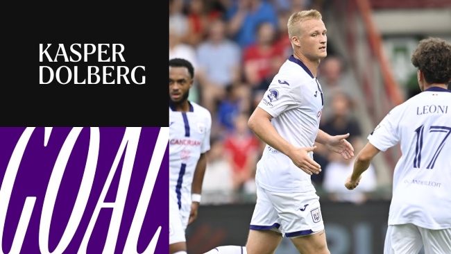 Embedded thumbnail for KV Kortrijk - RSC Anderlecht: Dolberg 1-1