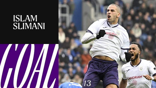 Embedded thumbnail for KRC Genk - RSC Anderlecht: Slimani 1-1