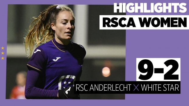 Embedded thumbnail for RSCA Women 9-2 Fémina White Star