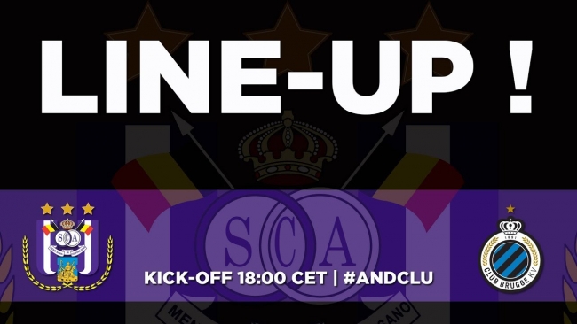 Embedded thumbnail for RSCA - Club Brugge: starting line-up!