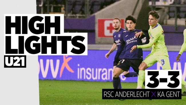 Embedded thumbnail for Highlights U21: RSCA - KAA Gent