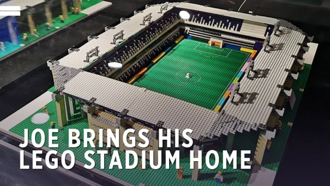 Embedded thumbnail for Joe brings his Lego Stadium home