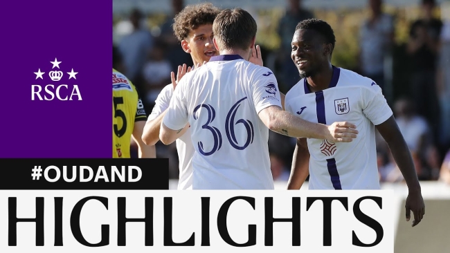 Embedded thumbnail for HIGHLIGHTS: Oudenaarde  - RSC Anderlecht (friendly)