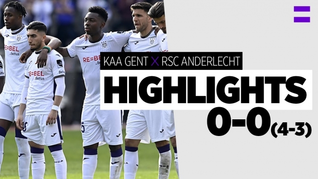 Embedded thumbnail for HIGHLIGHTS: KAA Gent - RSC Anderlecht