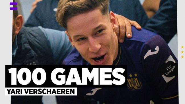 Embedded thumbnail for Yari Verschaeren: 100 wedstrijden in paars-wit