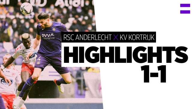 Embedded thumbnail for Highlights: RSC Anderlecht - KV Kortrijk