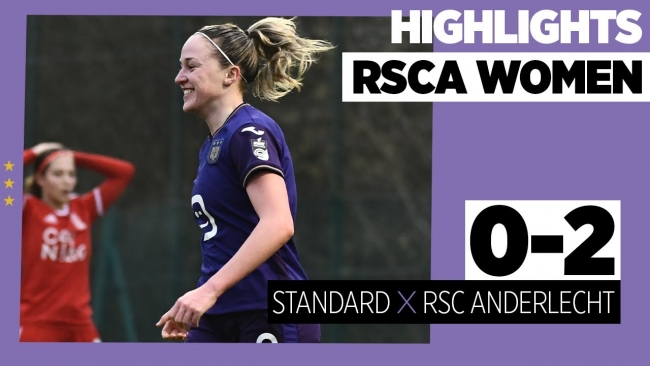 Embedded thumbnail for Superleague : Standard de Liège 0-2 RSCA Women