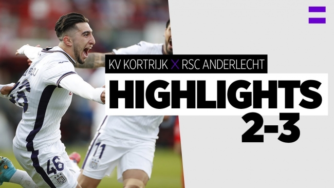Embedded thumbnail for HIGHLIGHTS: KV Kortrijk - RSC Anderlecht