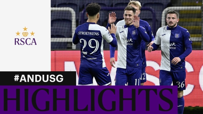 Embedded thumbnail for HIGHLIGHTS: RSC Anderlecht - Eupen