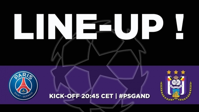 Embedded thumbnail for PSG - RSCA: the starting line-up!