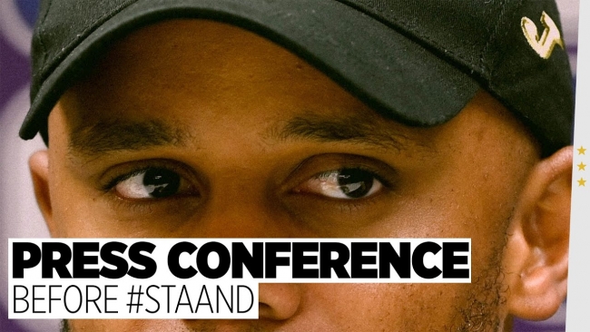 Embedded thumbnail for Vincent Kompany&#039;s press conference before #STAAND
