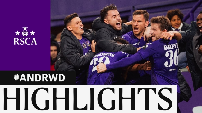 Embedded thumbnail for HIGHLIGHTS: RSC Anderlecht - RWDM